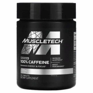 Pre Entreno Cafeína Platinum Muscletech 120 tabs