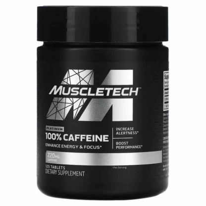 Pre Entreno Cafeína Platinum Muscletech 120 tabs