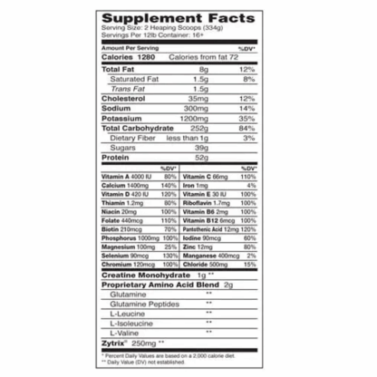 Ganador Mass Gainer Dymatize - Image 2