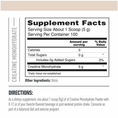 Isopure Creatine 100 servidas - Image 2