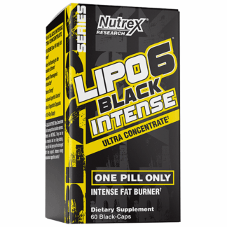 Quemador Lipo 6 Black Intense 60 Servidas