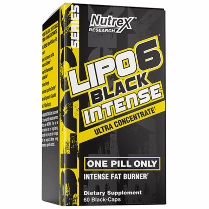 Quemador Lipo 6 Black Intense 60 Servidas