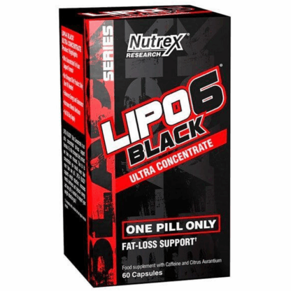 Quemador Lipo 6 Black Ultra Concentrate 60 Servidas