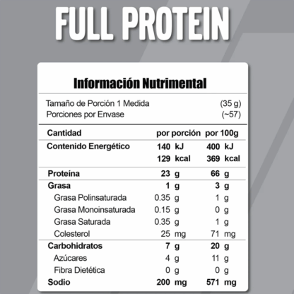 Meta Full Protein Whey 57 Servidas - Image 2