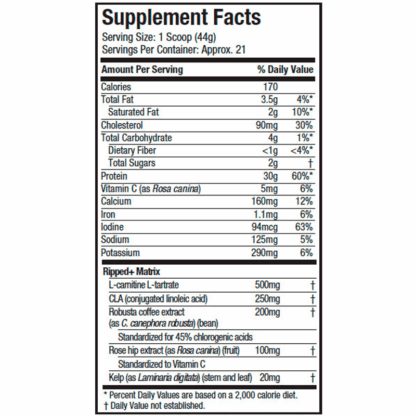 Muscletech Nitrotech Whey Ripped - Image 2