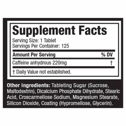 Pre Entreno Cafeína Platinum Muscletech 120 tabs - Image 2
