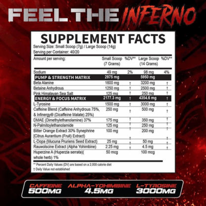 Pre Entreno Dragon Pharma Venom Inferno 40 servidas - Image 2