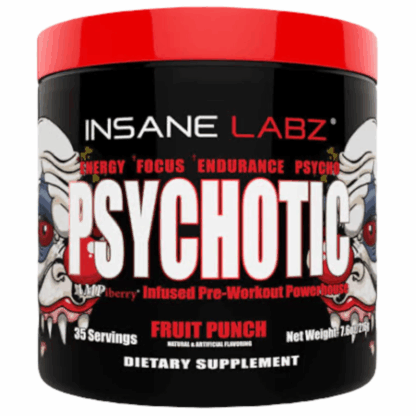Pre Entreno Psychotic Rojo 35 Servidas
