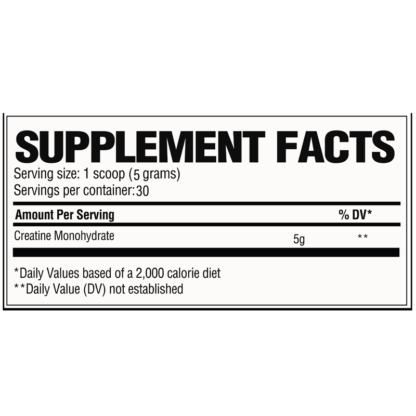 Raw Creatine 100 Servidas - Image 2