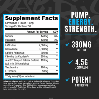 Pre Entreno Ryse Loaded 30 Servidas Kool Aid - Image 2