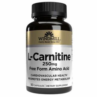 L-Carnitina 250 mg | 50 Cápsulas Windmill