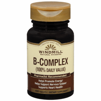 Vitaminas Complejo B | 100 Tabletas Windmill