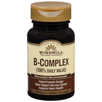 Vitaminas Complejo B | 100 Tabletas Windmill